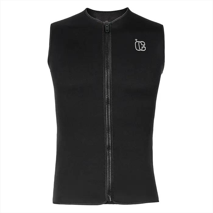 3mm hommes femmes plongée surf gilet néoprène sans manches velours costume kayak plongée en apnée na