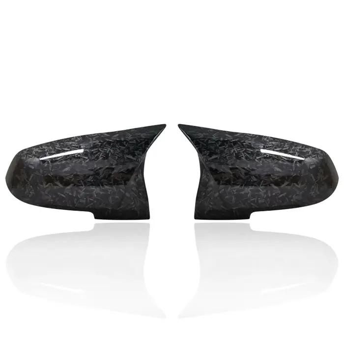 Couvercle de miroir en Fiber de carbone, style de remplacement, pour BMW série 1 2 3 4 F20 F30 F31 F