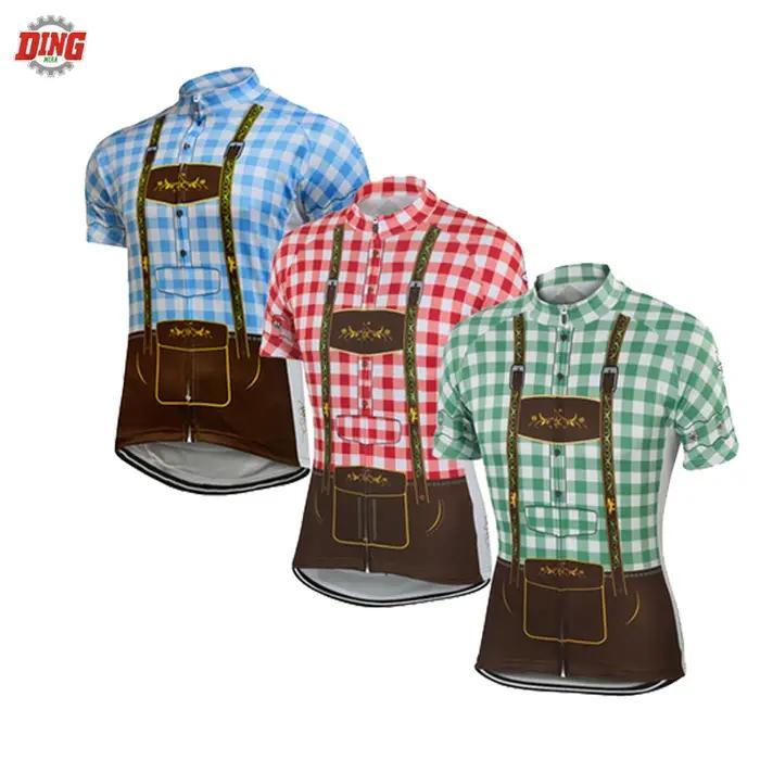 Maillot de cyclisme classique pour hommes, vêtements de vélo à manches courtes, vêtements de vélo rétro, vêtements VTT, vêtements d'équipe de vélo, bleu, vert, rouge, offre spéciale