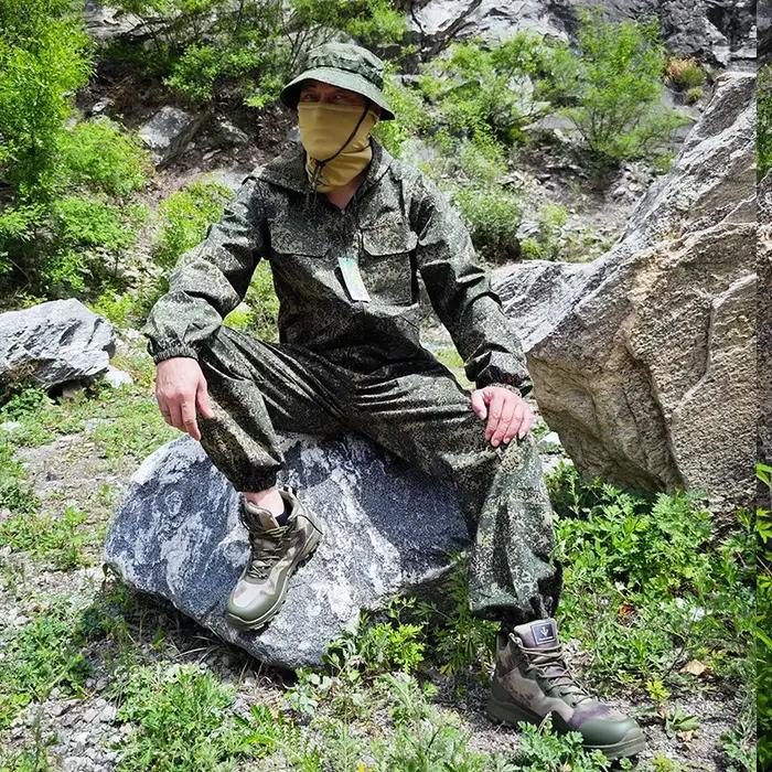 Combinaison tactique camouflage russe ATFG EMR été pour chasse extérieure avec veste à capuche