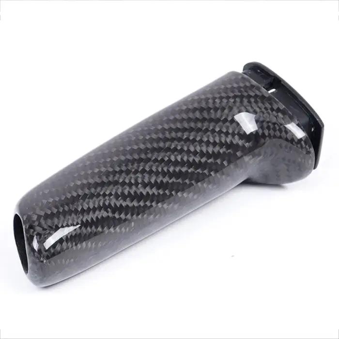 Couvercle de poignée de frein à main universel en fibre de carbone véritable pour BMW F32 F33 F36 E6