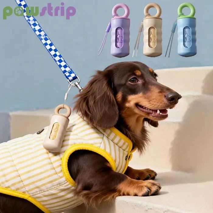 Distributeur de sacs à déjections canines portable d'extérieur