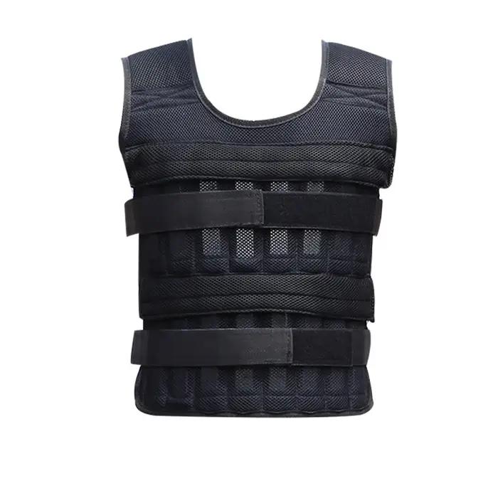 Gilet lesté réglable de 20 kg pour entraînement en force, boxe, course à pied, vêtements d'entraînement pour homme et femme, matériel d'entraînement sportif