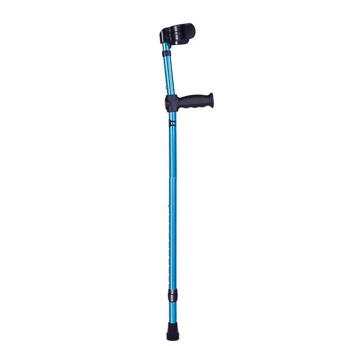 Béquilles télescopiques réglables en alliage d'aluminium pour personnes âgées handicapées
