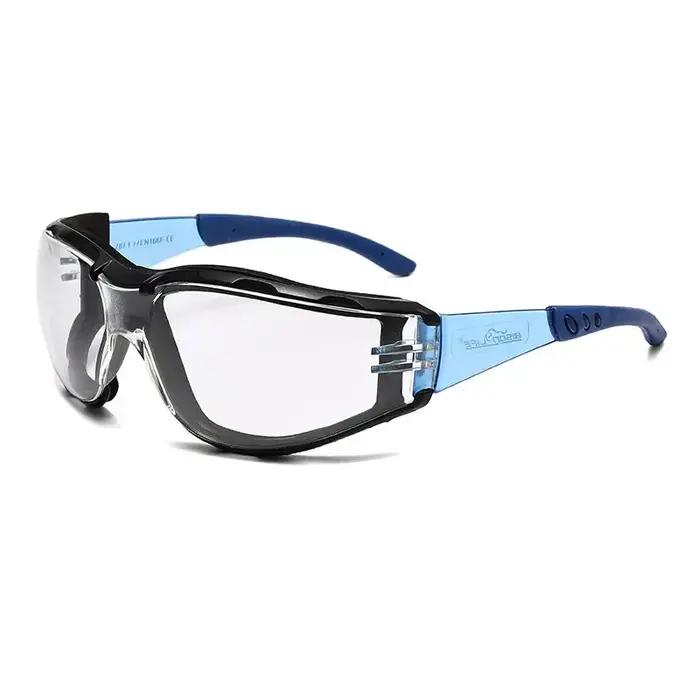 Lunettes de sécurité en polycarbonate pour le tir, le travail du bois et les sports de plein air, avec joint en mousse souple et coussin nasal tridimensionnel pour un confort optimal