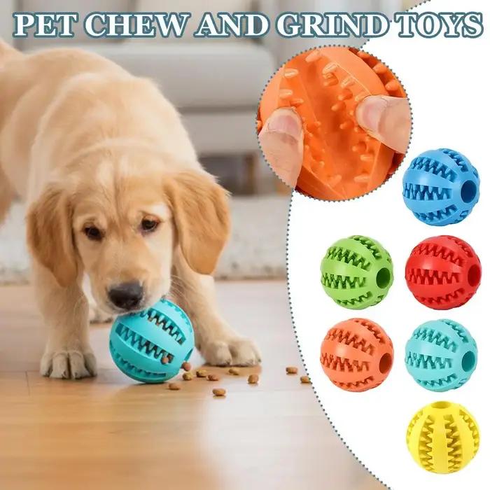 Balle distributrice interactive de friandises pour chien