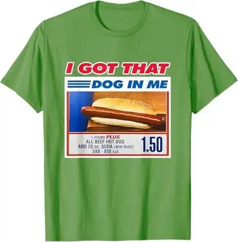 T-shirt humoristique "J'ai eu ce chien en moi" décontracté en coton et polyester pour hommes, cadeau drôle, t-shirt original pour hommes, occasions spéciales et quotidienne