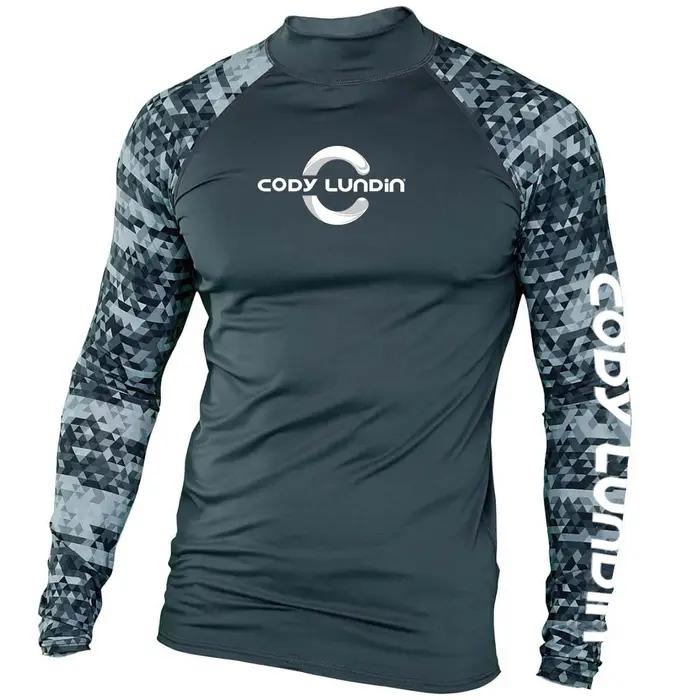 Surf natation plongée T-Shirts Compression longue éruption garde maillots de bain hommes Protection UV