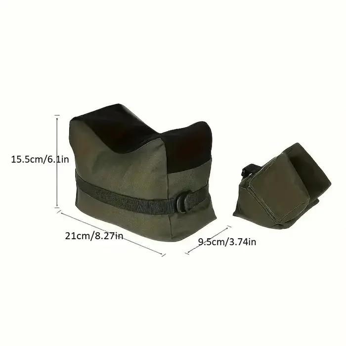 Sac de repos de tir en tissu Oxford Durable, sacs de sable non remplis, support de banc de visée Portable pour fusils/sniper/chasse/cible de sport