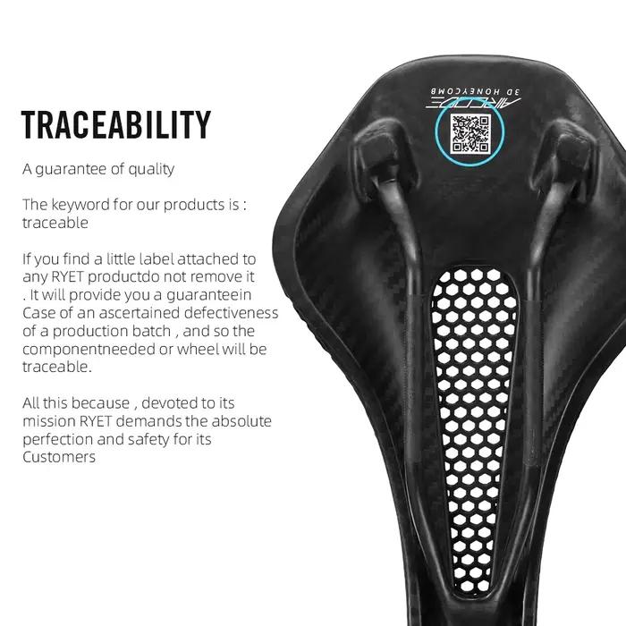 2024 RYET 3D imprimé selle ultraléger creux confortable plein carbone vtt vélo de course sur route s