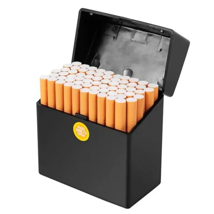 Nouveau étui à cigarettes paquet de 50 pièces grande capacité Portable en plastique poche Cigarettes support de rangement accessoires pour fumer cadeau pour hommes