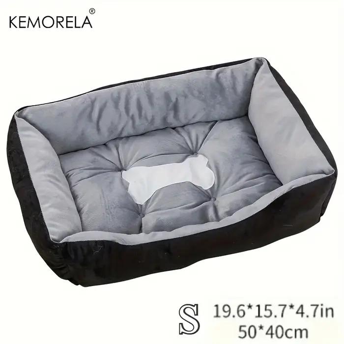 Lit orthopédique en peluche pour chien, rebond élevé, Support confortable, rempli de PP blanc pour l