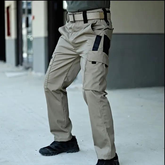 Pantalon cargo tactique homme 2024 imperméable multi-poches résistant pour chasse outdoor