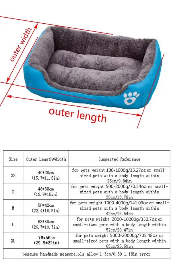 Lit de couchage chaud et respirant LAPLADOG pour chiens, confortable et personnalisable pour les animaux de compagnie, disponible en plusieurs couleurs et tailles