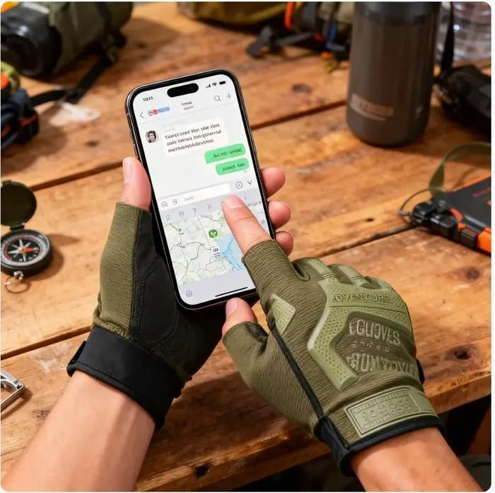 Gants de chasse tactiques demi-doigts été - Respirants et anti-dérapants pour vélo et outdoor
