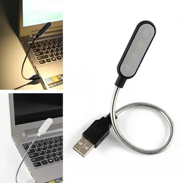 Lampe de lecture USB Portable de voyage, Mini lampe de livre Led, veilleuses alimentées par ordinate