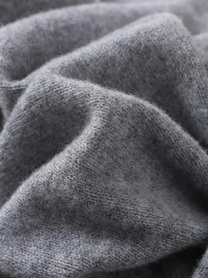 100% laine tricoté grand Triangle châles écharpe femmes automne hiver doux chaud doux élégant Cape P