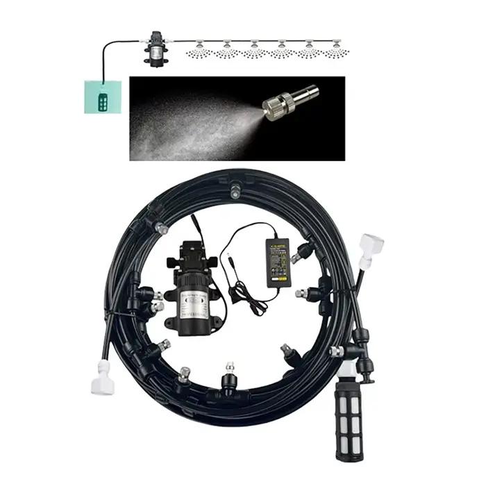 Atomiseur de brouillard d'eau de jardin 18m sac à dos 5 litres pour humidification et refroidissement extérieur jardinage terrasse patio serre