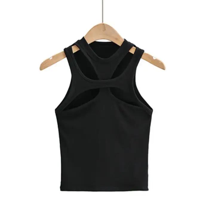 Gilet asymétrique ajouré pour filles