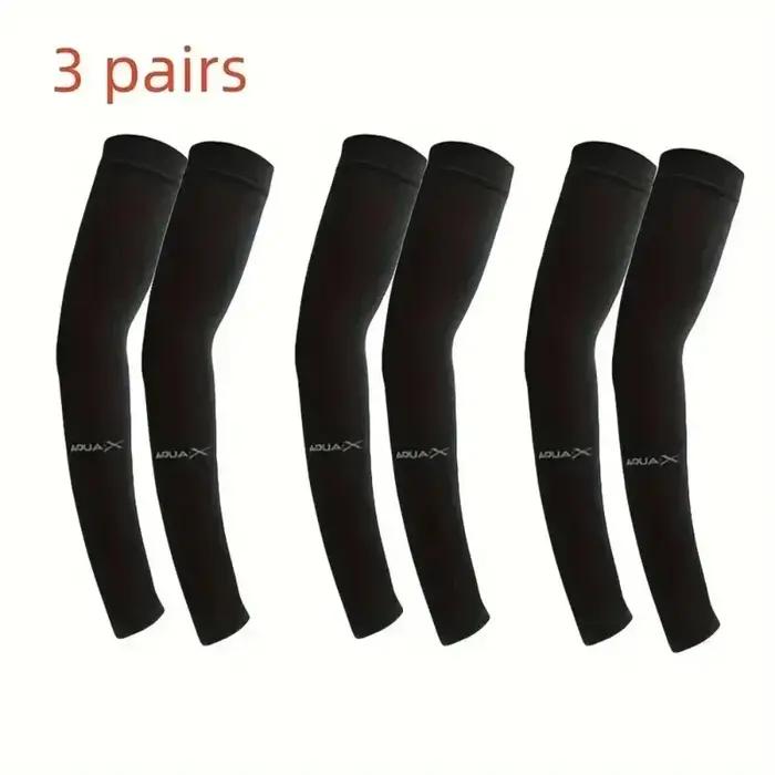 3 paires de manchons solaires UV pour bras – Protection respirante