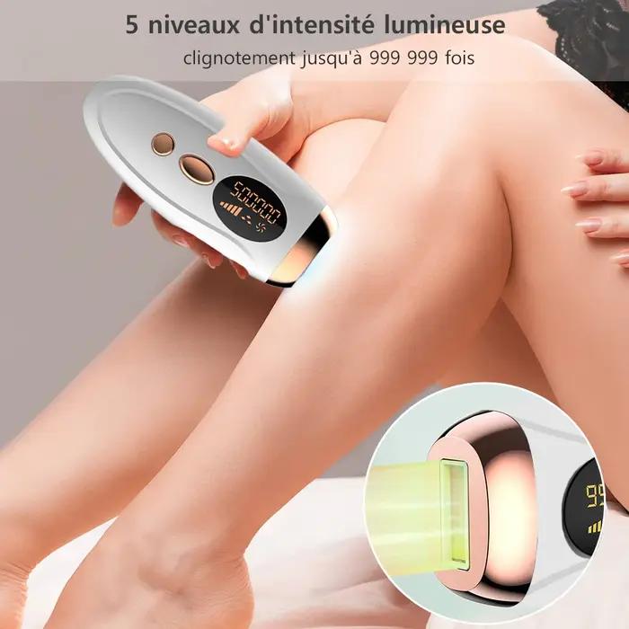 Épilateur laser IPL Peicon pour femmes, épilation permanente et indolore pour le visage, bikini, aisselle et tout le corps occasions spéciales