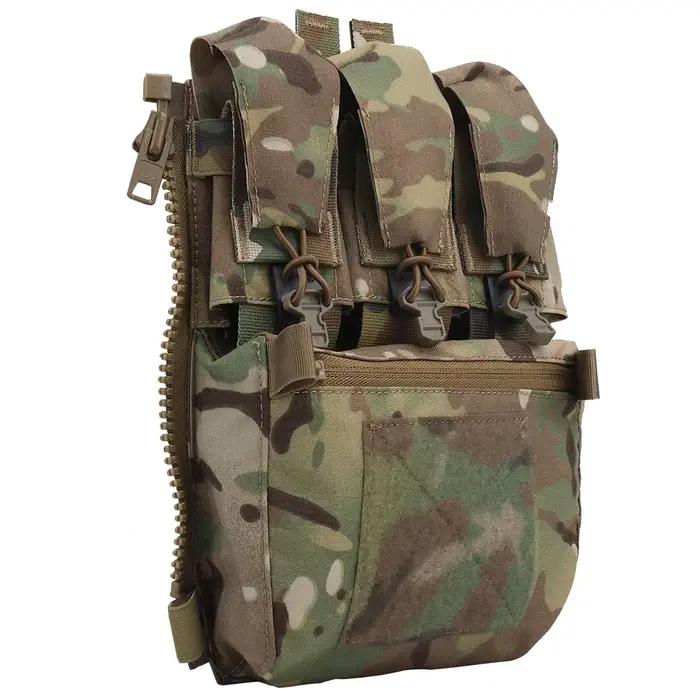 V5 FCPC Sport Vest Back Panel Zipper on Backplate Airsoft Vest Expansion Bag Tri