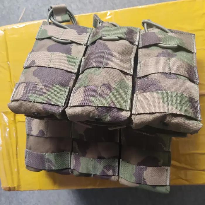 Équipement tactique camouflage Swiss TAZ16 personnalisable - housse casque et sacs chargeurs multiples