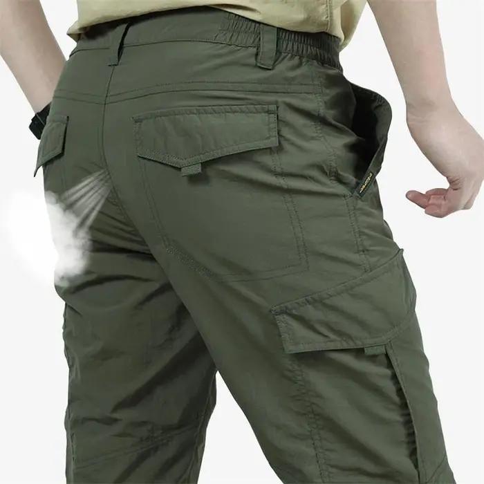 Pantalon cargo tactique grande taille homme - Imperméable respirant tailles S à 5XL pour chasse
