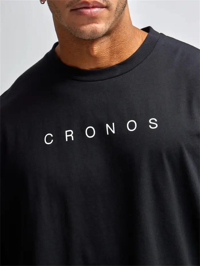 T-shirt de sport en coton imprimé pour hommes, haut de fitness, t-shirts d'entraînement, vêtements d