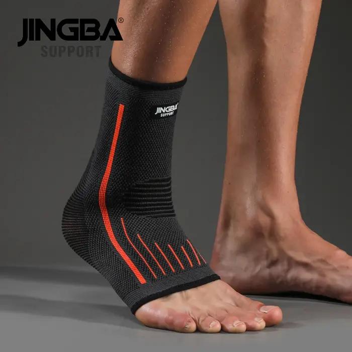 JINGBA SUPPORT 1 pièces Compression 3D sangle en Nylon ceinture protecteur de cheville Football chev