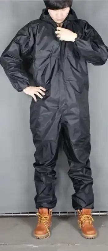 Imperméable de moto une pièce, vêtements anti-poussière, vêtements de travail, combinaison de pluie