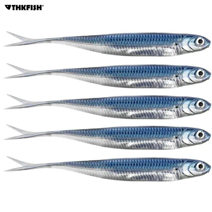 THKFISH 5/6 pièces appâts souples de pêche 100mm 75mm leurres de pêche en plastique souple leurre ar