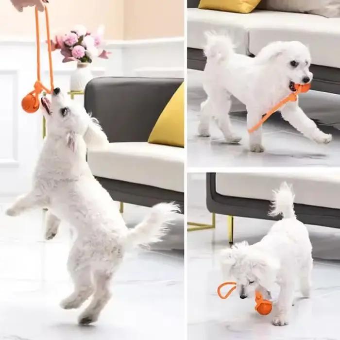 Balle d'entraînement pour chien sur corde en coton non toxique