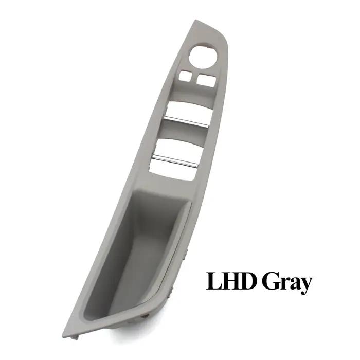 LHD intérieur en plastique porte accoudoir fenêtre panneau de commutation tirer poignée 7 pièces ensemble pour BMW série