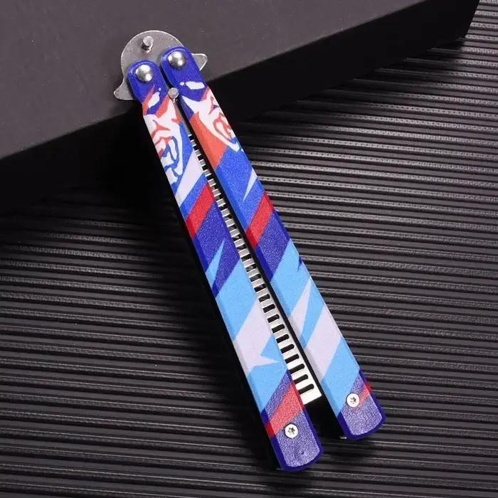 Peigne papillon YORU en métal pour fans de Valorant occasions spéciales et collections personnelles