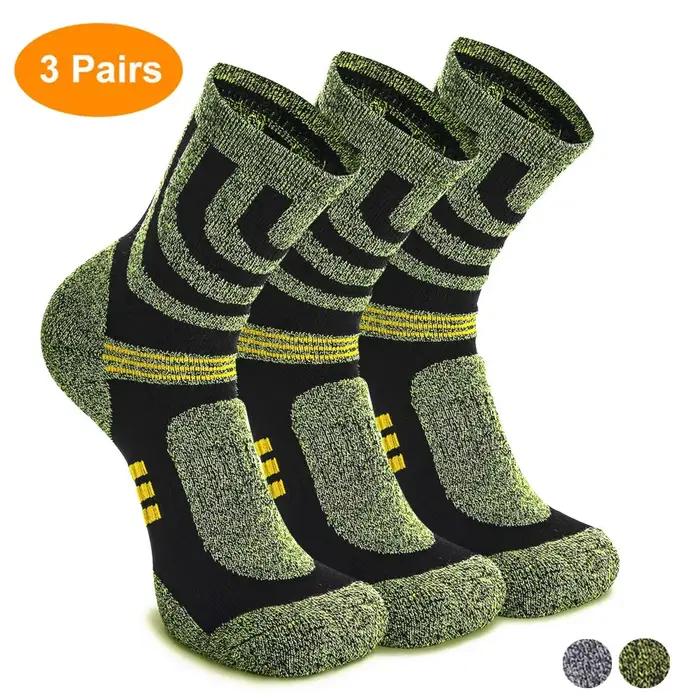 Chaussettes anti-ampoules hiver terry homme sport running cyclisme camping