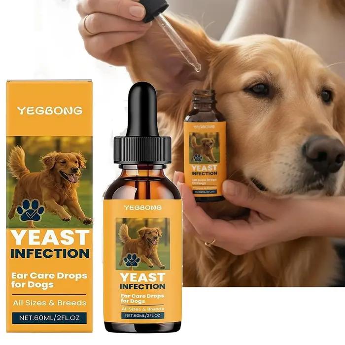 Gouttes pour le soin des oreilles des chiens : Soulagent les démangeaisons, réduisent les pellicules
