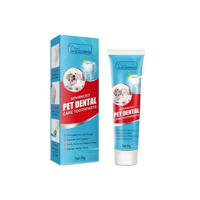 Dentifrice YEGBONG pour chiens et chats améliorant l'hygiène bucco-dentaire réduisant plaque tartre et mauvaise haleine