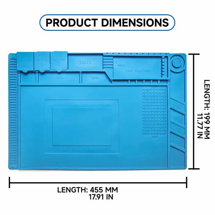 Kit de réparation complet pour montres en silicone avec règle d'échelle et pistolet thermique pour réparation professionnelle et réparation horlogère à domicile