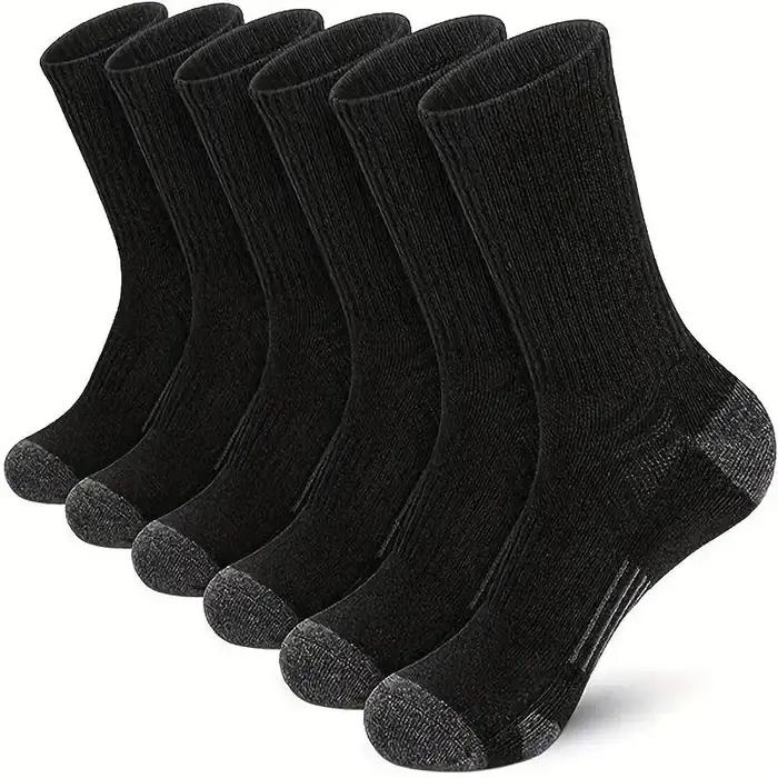 6 paires de chaussettes running haute densité - Confort toute la journée - Idéales sports outdoor