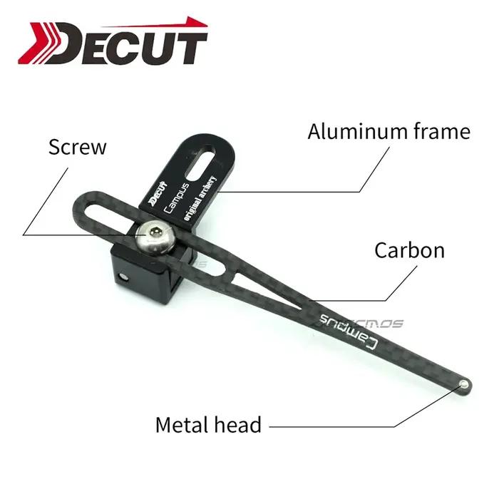 Signal Clicker en Aluminium CNC AL6061 et Carbone Polyvalent pour Chasseurs Occasions Spéciales Ajustement Parfait à Tous Types d'Arcs