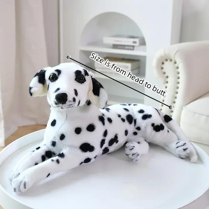 Dalmatien peluche chien jouet réaliste animaux en peluche Wolfhound jouets en peluche cadeau pour en