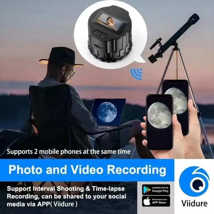 Caméra oculaire numérique WiFi HD V13 TFT - Eyepice photo vidéo Type-C pour observation ornithologique