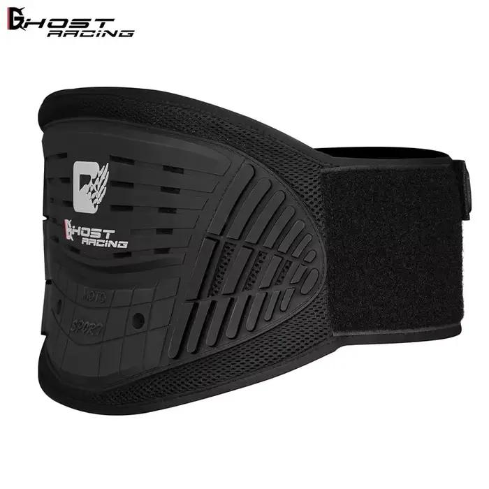 Ceinture de protection des reins GHOST RACING en polyester et élasthané pour hommes et femmes, protection de la taille, sports de plein air et motocyclisme