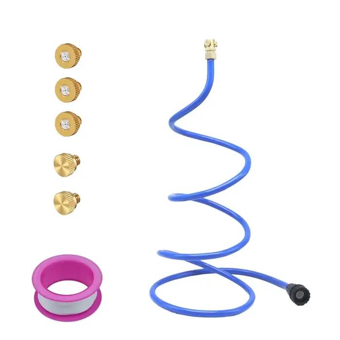 Brumisateur de Patio Extérieur Portable Flexível pour Refroidissement Rapide Utilisation Multidirectionnelle à Offrir Occasions Spéciales