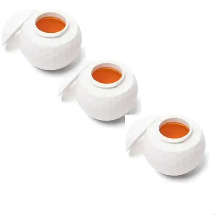 Lunettes de tir pour balle de golf en forme de balle de golf avec couvercle facile à nettoyer pour golfeurs amateurs professionnels cadeau créatif