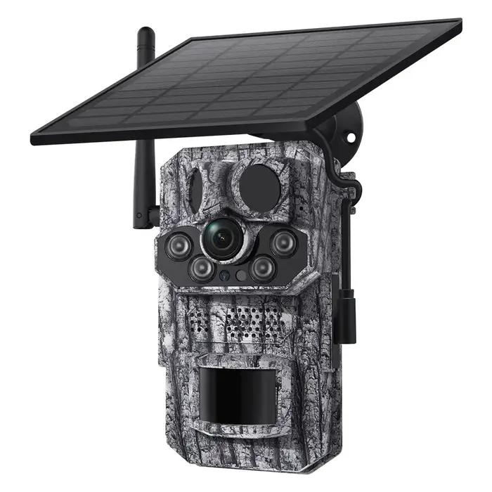 Caméra de chasse GPS 4G avec panneau solaire