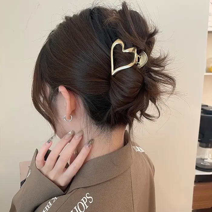Pince à cheveux en métal pour femmes et filles