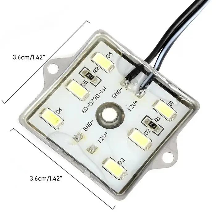 Lampe LED Universelle pour Éclairage de Coffre à Bagages 48 LED Étanche Adaptée à Voitures Camions Bateaux Occasions Spéciales