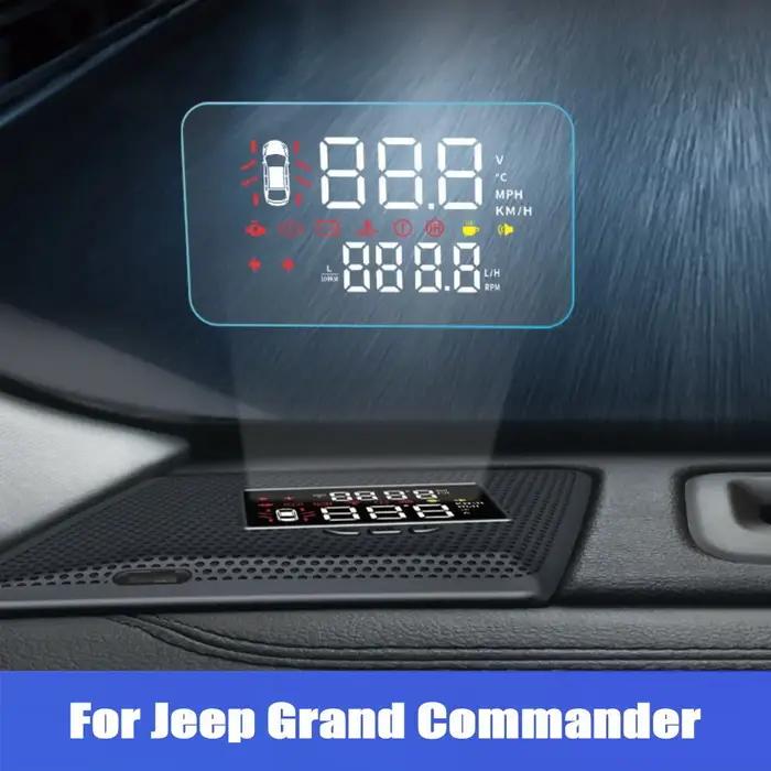 Affichage tête haute HUD pour Jeep Wrangler (JL) 2018-2023, écran électronique LED automatique, projecteur de pare-brise, accessoires